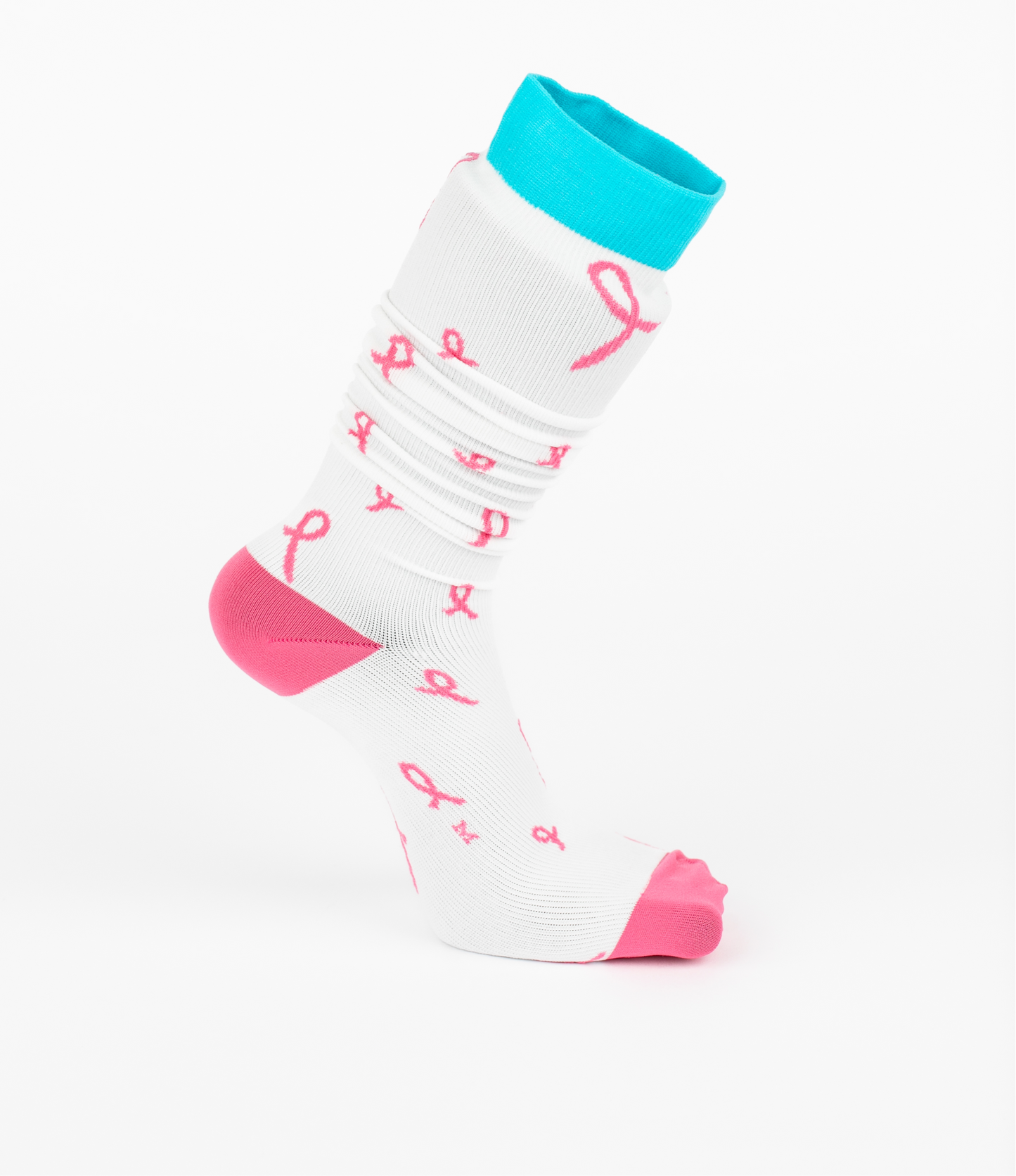Pink Ribbon Compression Socks